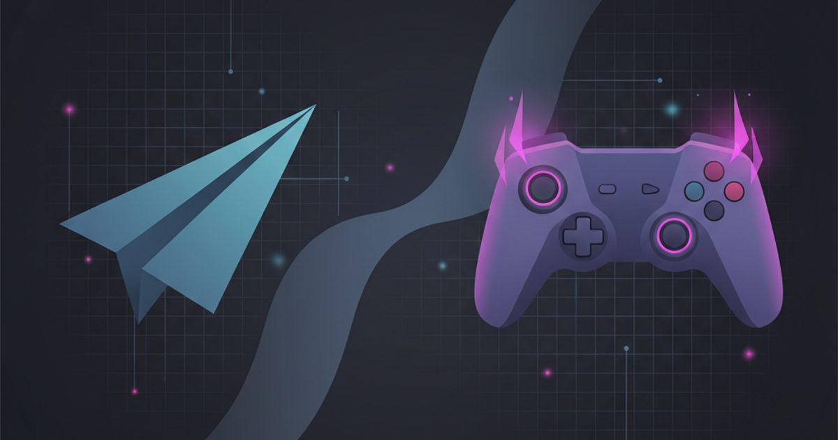 A split image comparing Telegram Premium, represented by a blue paper airplane, and Discord Nitro, represented by a glowing purple controller.
